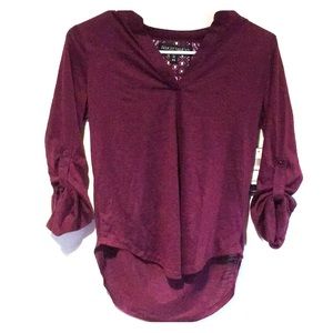 Plum Almost Famous Blouse